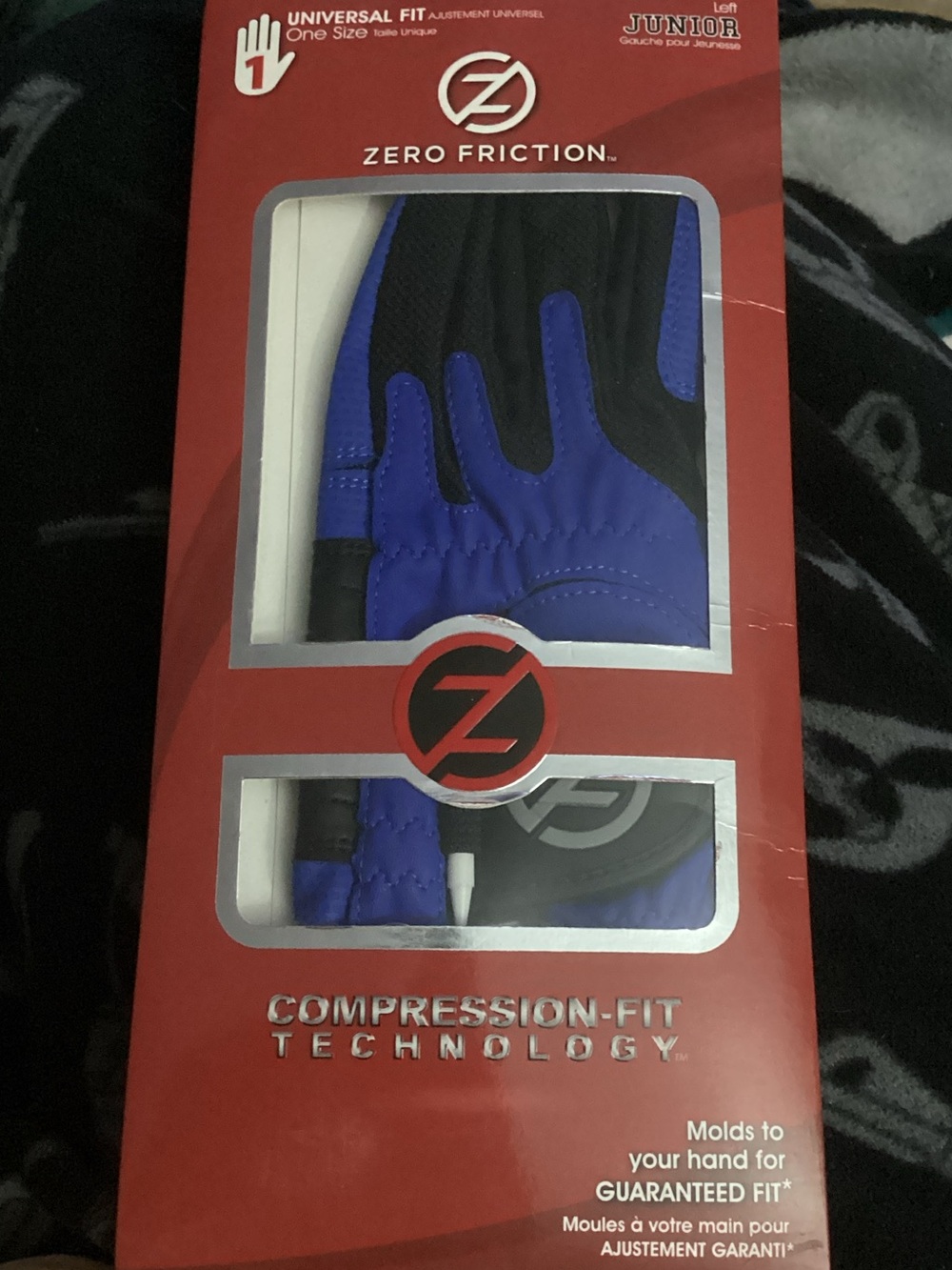 Zero Friction Kids' Glove - Blue and Black